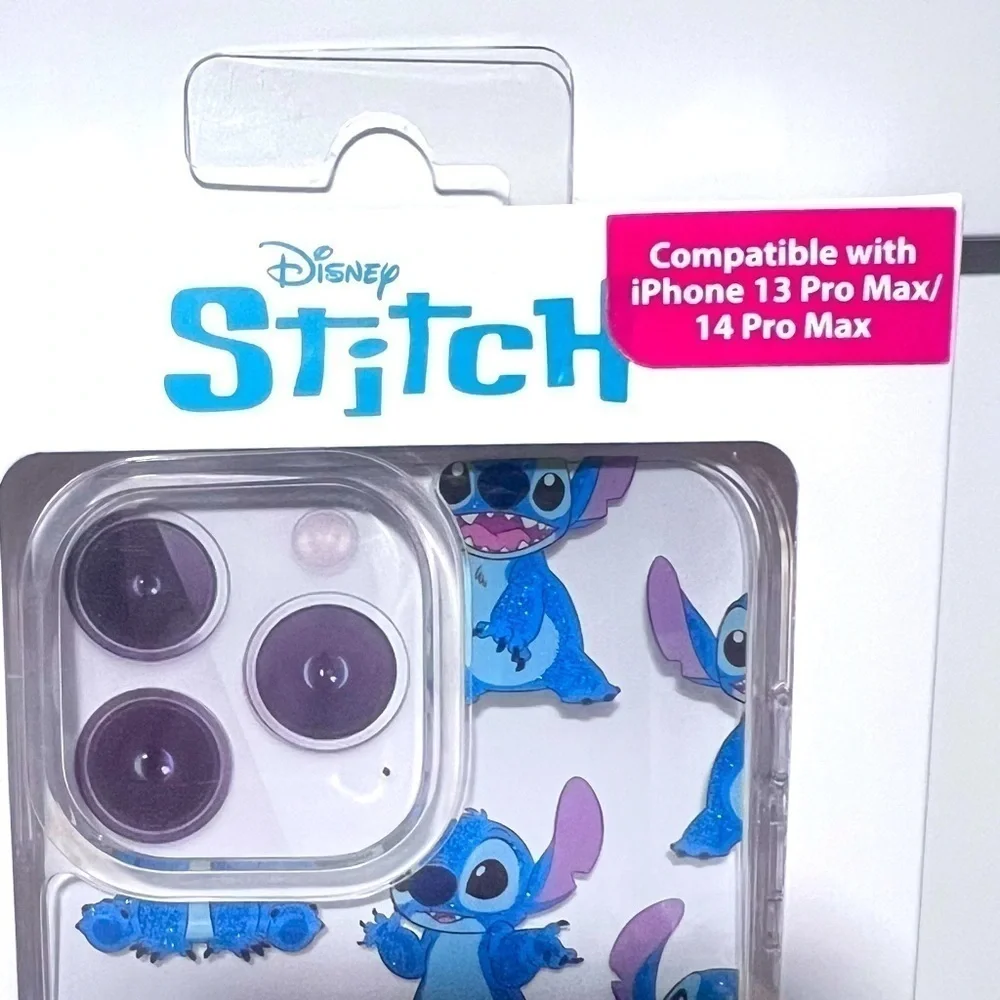 NIB Disney Stitch protective phone case for IPhone 13 Pro Max/ 14 Pro Max